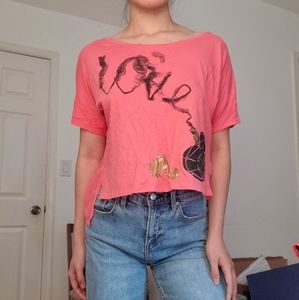 Princess Vera Wang cropped tee